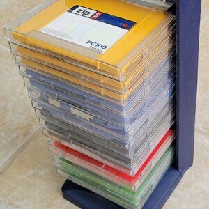 IOMEGA Zip Disk Organizer Rack Only (No Zip Disks)